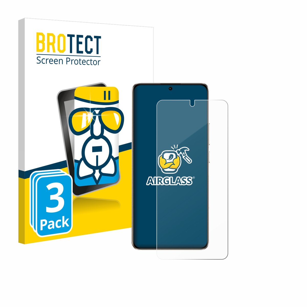 Screenprotector 3 Stuks voor Xiaomi Redmi Turbo 3 Beschermglas transparant