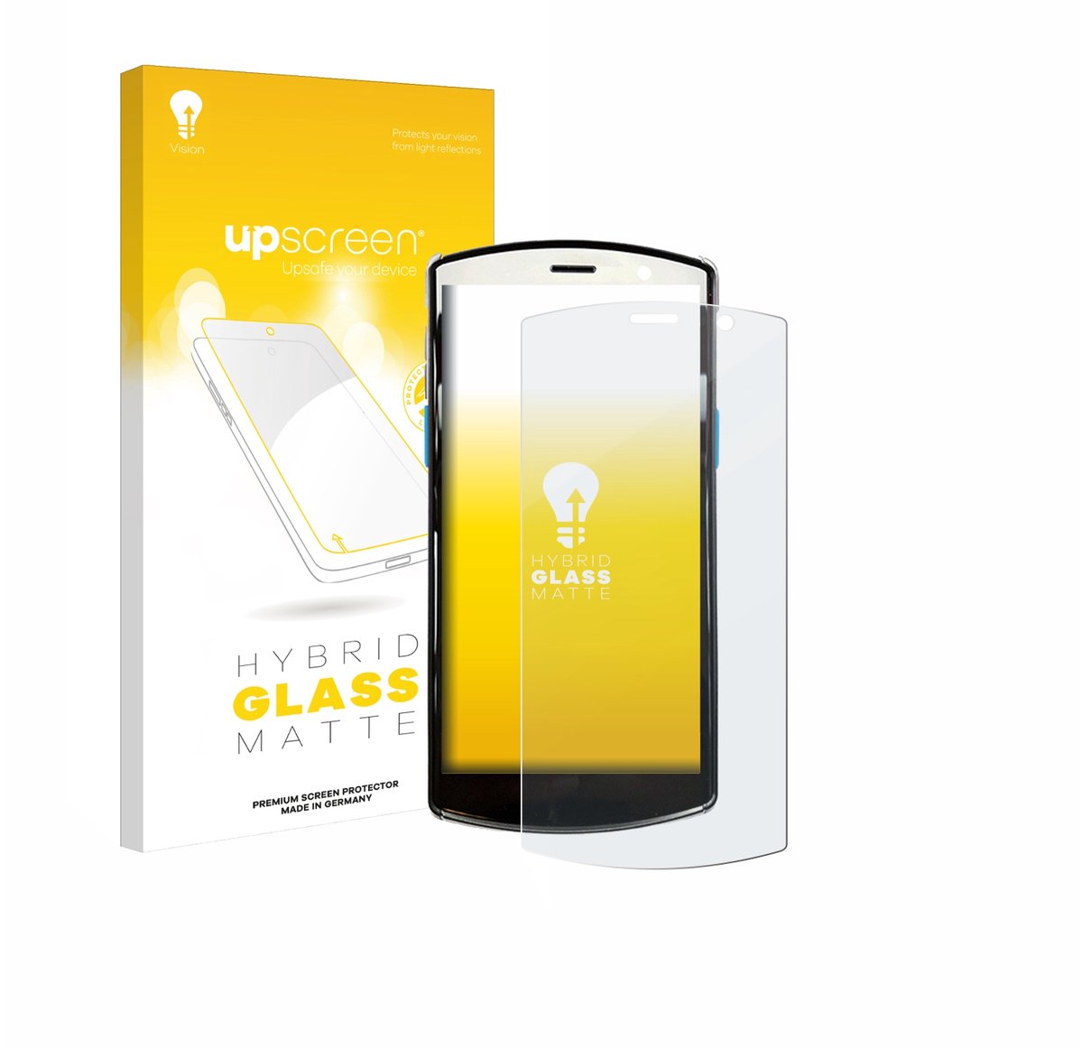 upscreen - Screenprotector voor Unitech EA510 - Folie Beschermfolie Beschermglas matte