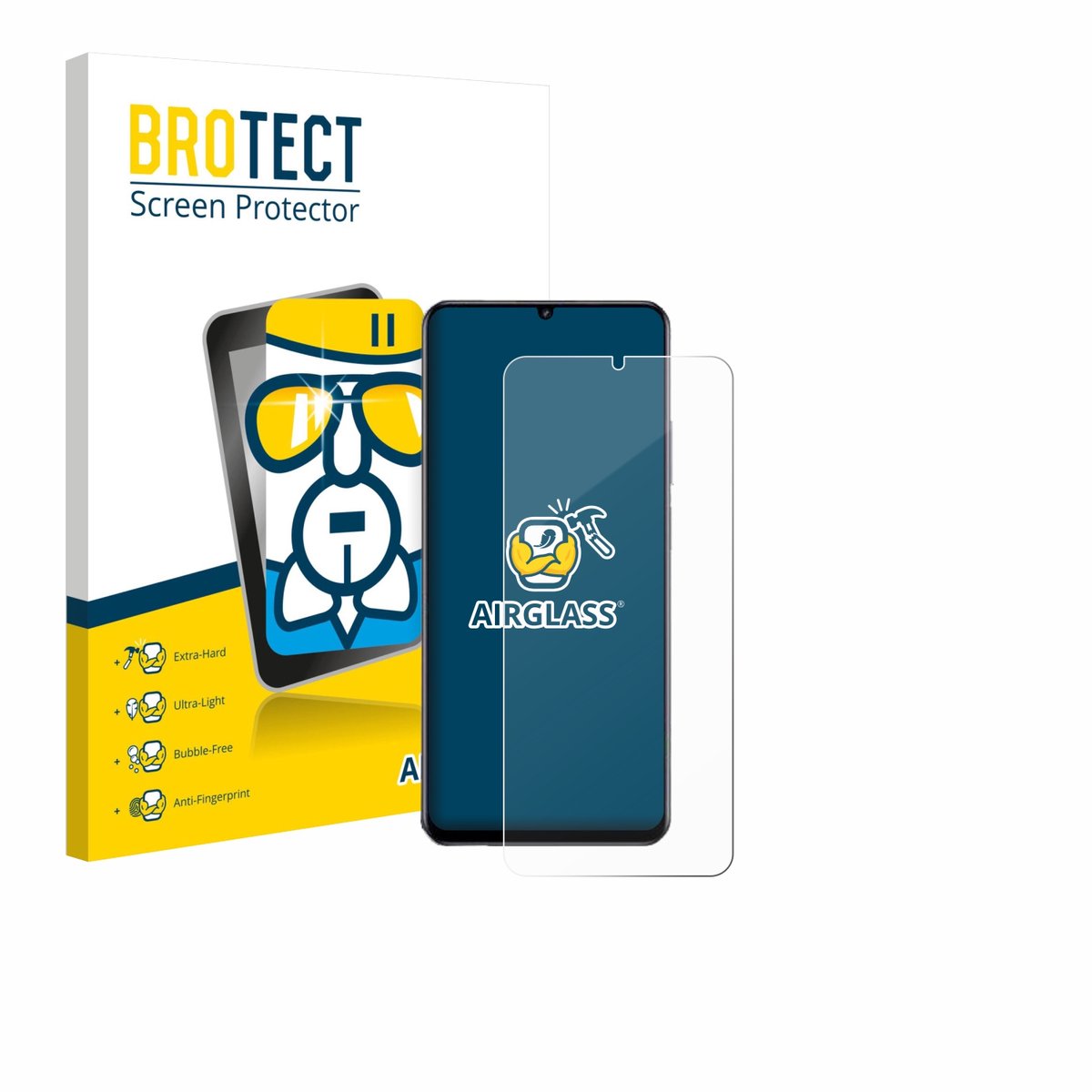 Screenprotector voor realme Note 70 Beschermglas transparant