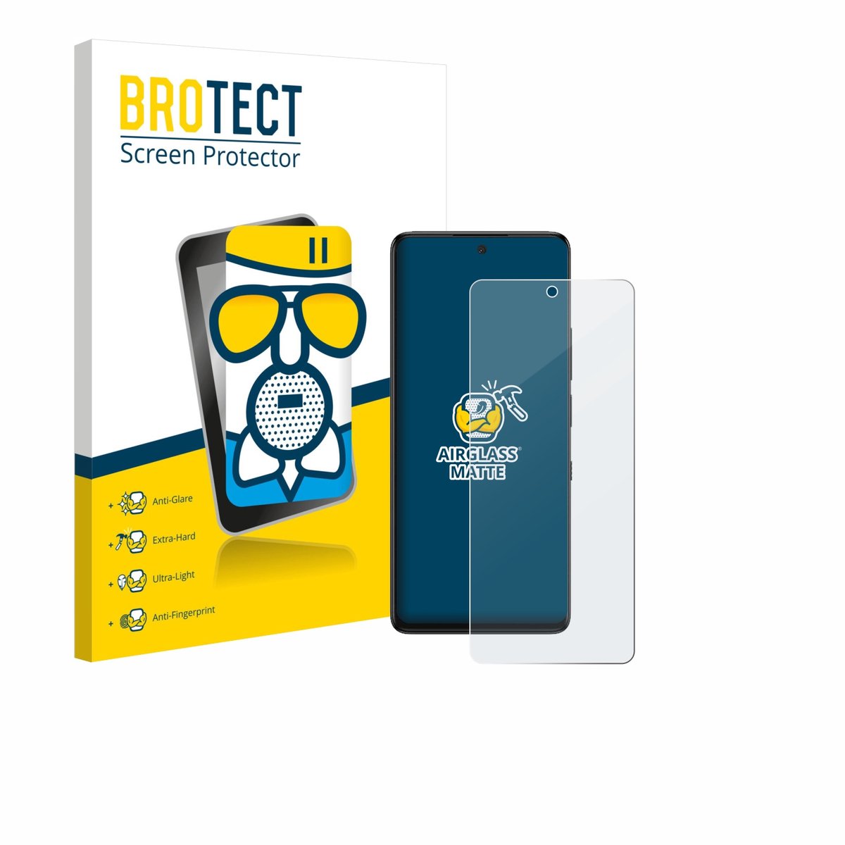 BROTECT - Screenprotector voor TCL 60 NxtPaper 4G - Folie Beschermfolie Beschermglas matte