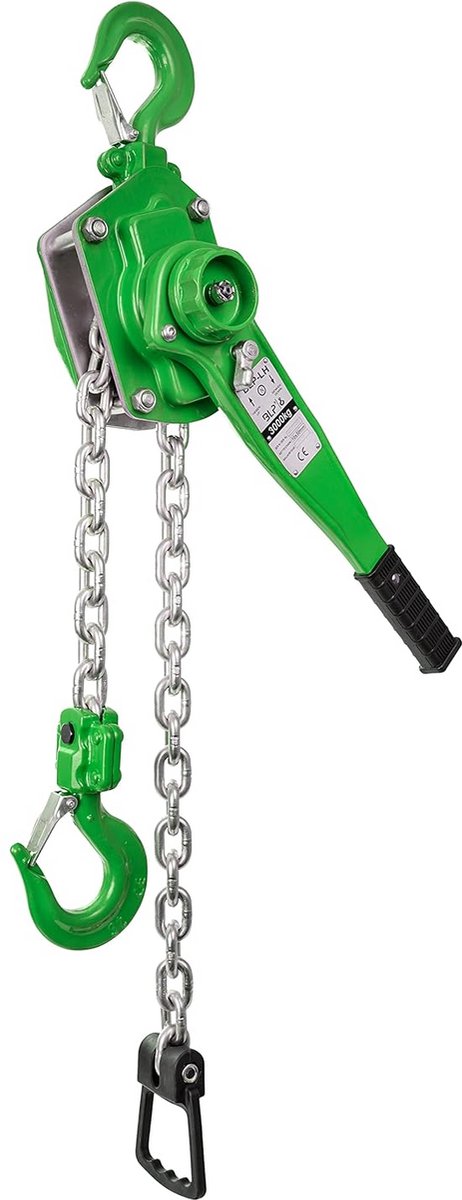 Handlier Met Hefketting en Hendel 3000 kg Hefvermogen