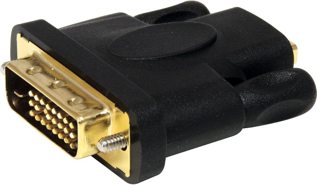 HDMI naar DVI Adapter Kabel HD15 naar DVI-D Zwart