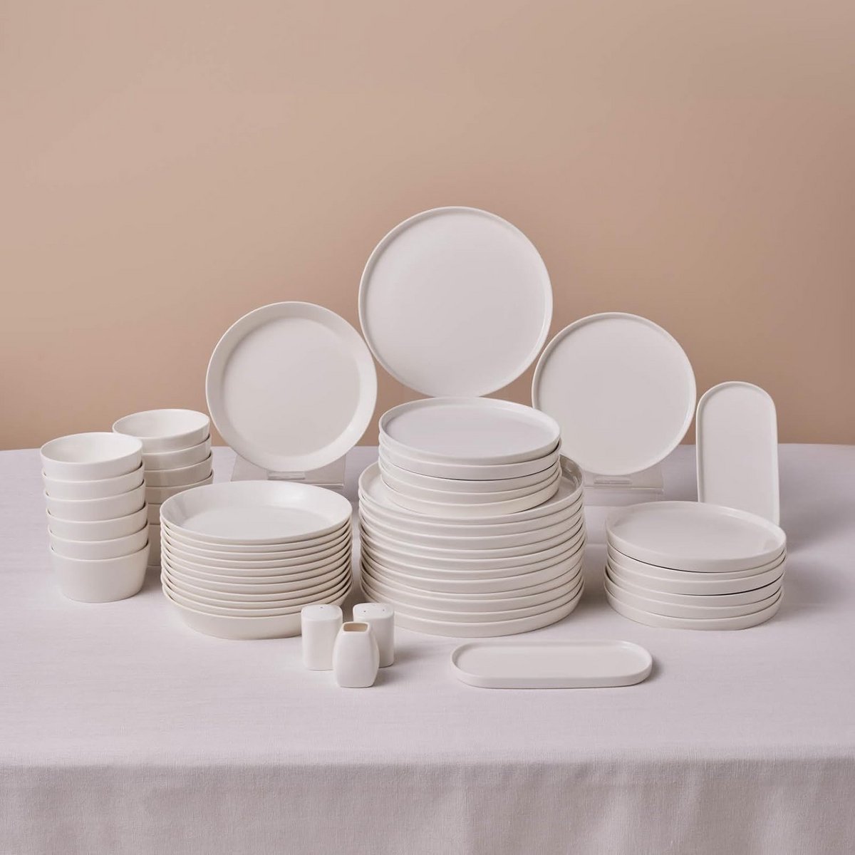 Luxe 53-Delig Servies Set voor 12 Personen - Diner Bord + Borden