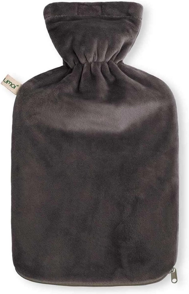 Warmwaterkruik 1.8 Liter met Zachte Fleece Hoes en Ritssluiting - Gecertificeerde Kwaliteit