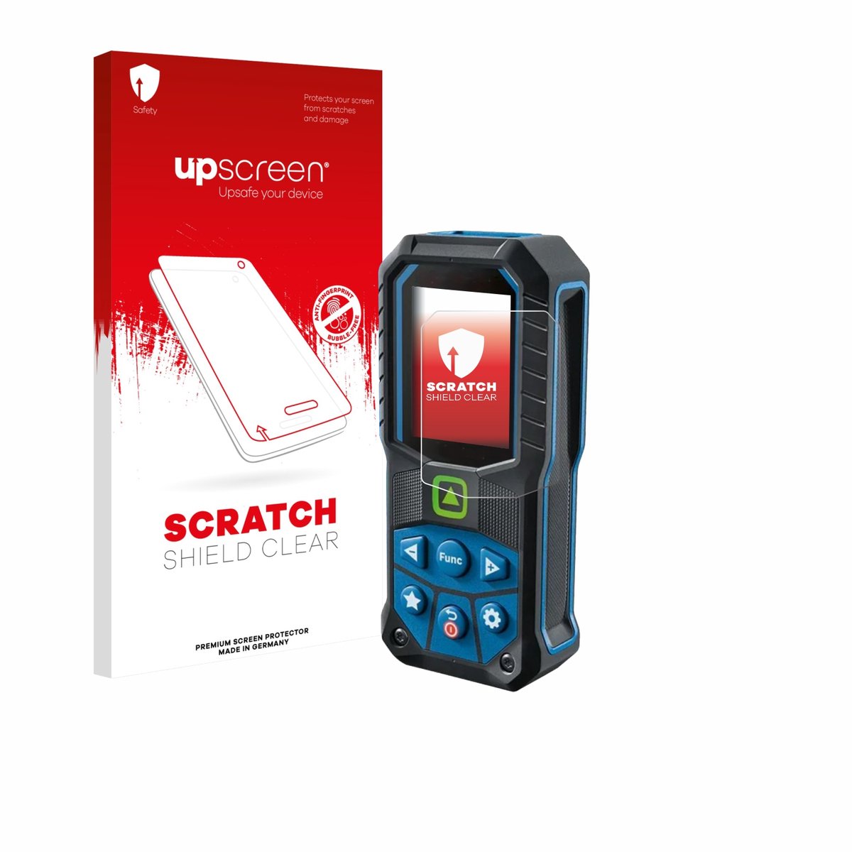 upscreen - Screenprotector voor Bosch GLM 50-23 - Folie Beschermfolie transparant