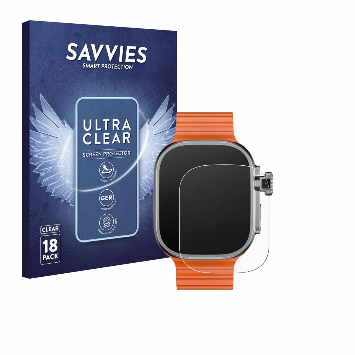 Savvies - Screenprotector voor Lokmat XH12C - Folie Beschermfolie transparant 18 Stuks