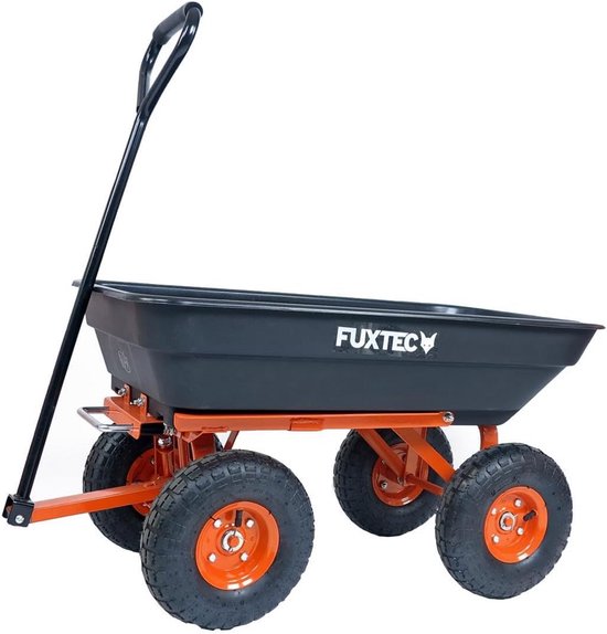 Kiepwagen – 300 kg Max Belasting – 150 kg Kiepfunctie – Tuin en Bouw – Luchtbanden — afbeelding 4