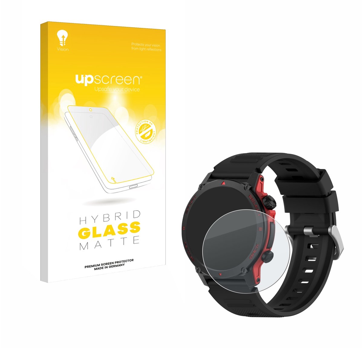 upscreen - Screenprotector voor Popglory S136 - Folie Beschermfolie Beschermglas matte