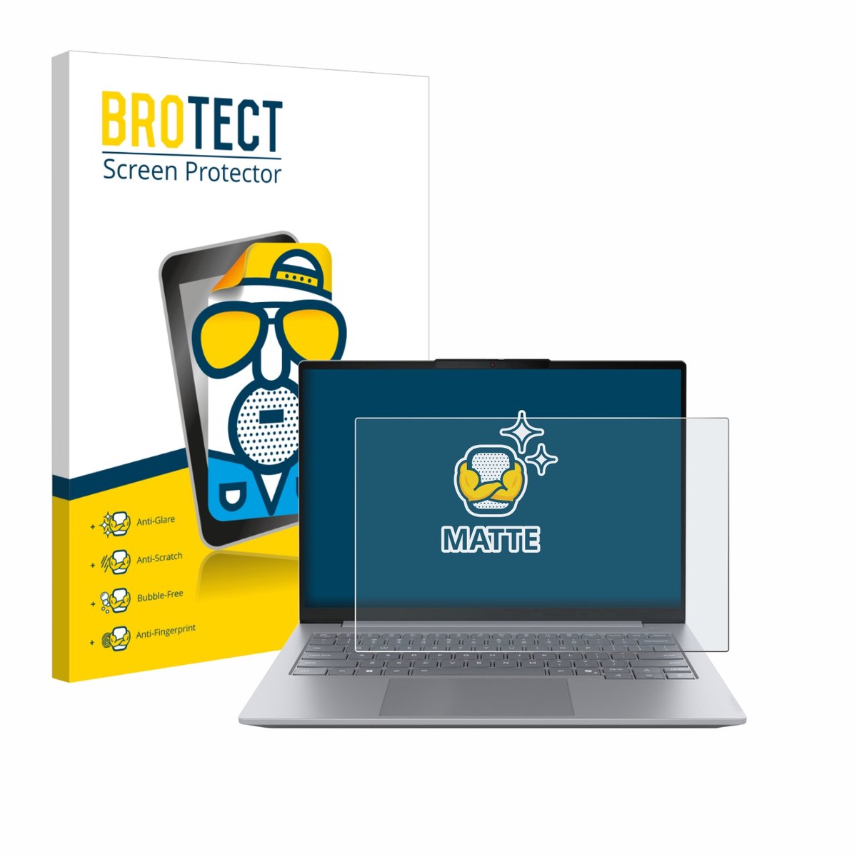 BROTECT - Screenprotector voor Lenovo ThinkBook 14 Gen 8 - Folie Beschermfolie matte