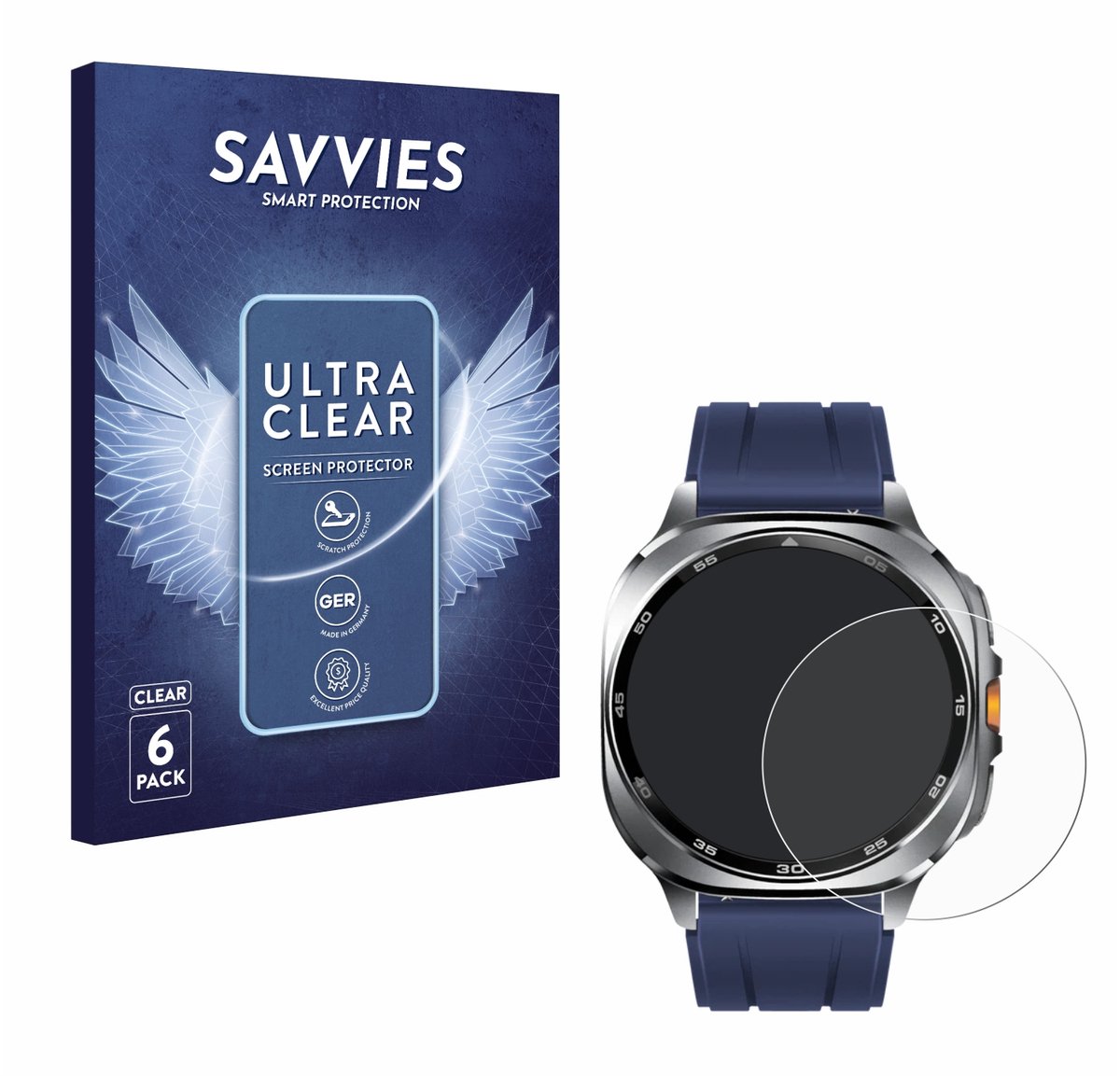 Savvies - Screenprotector voor Rogbid APEX TS - Folie Beschermfolie transparant 6 Stuks