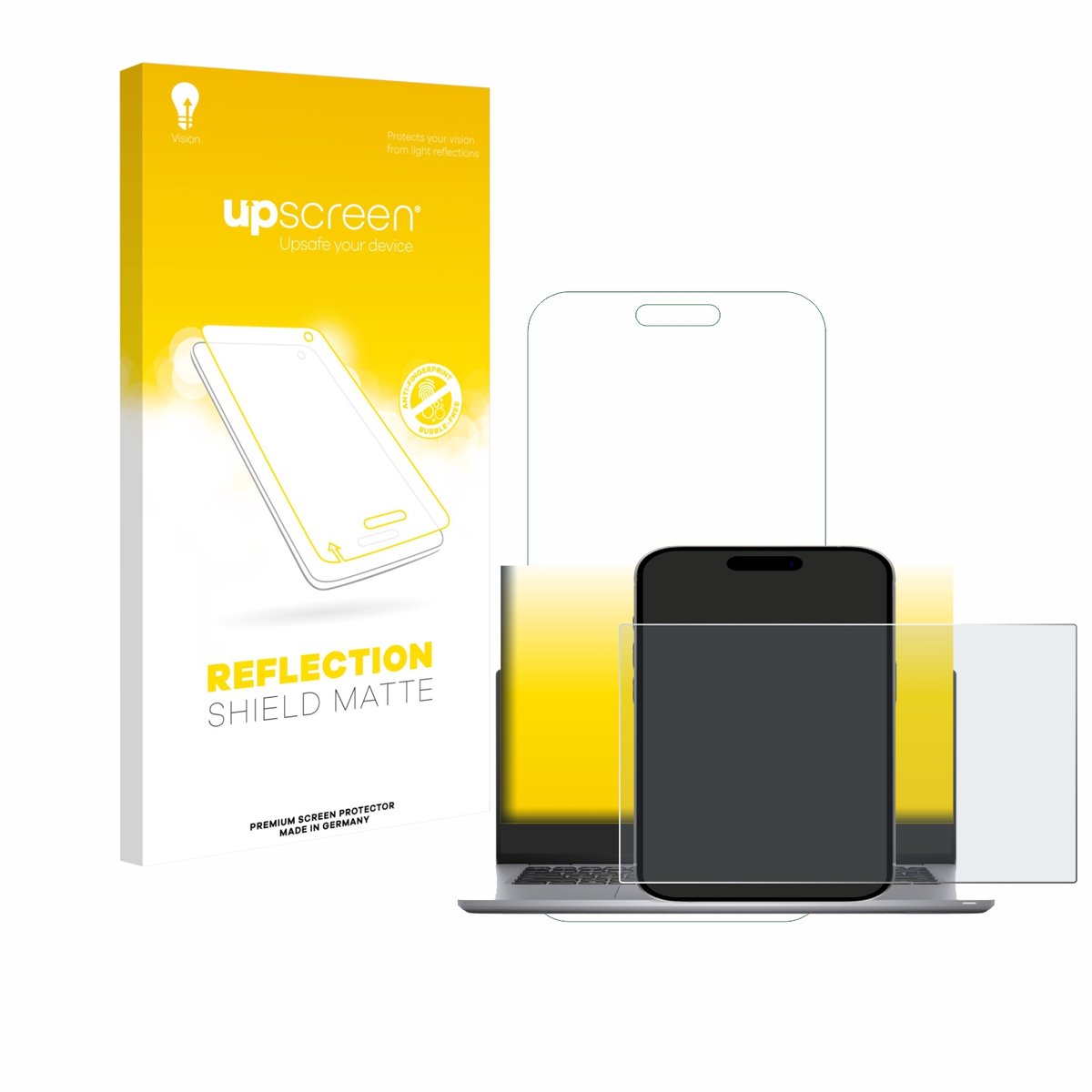 upscreen - Screenprotector voor Dell Latitude 5421 - Folie Beschermfolie anti glare matte