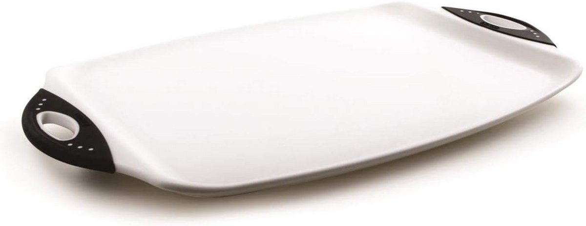 Grote Hak- en Serveer Snijplank met Sapgoot en Handvat Wit 31.75 x 50.8 cm