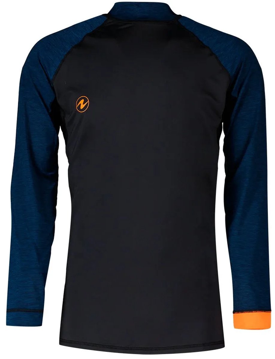 Aqualung Sf Rash Guard Met Lange Mouwen Blauw 3XL Man