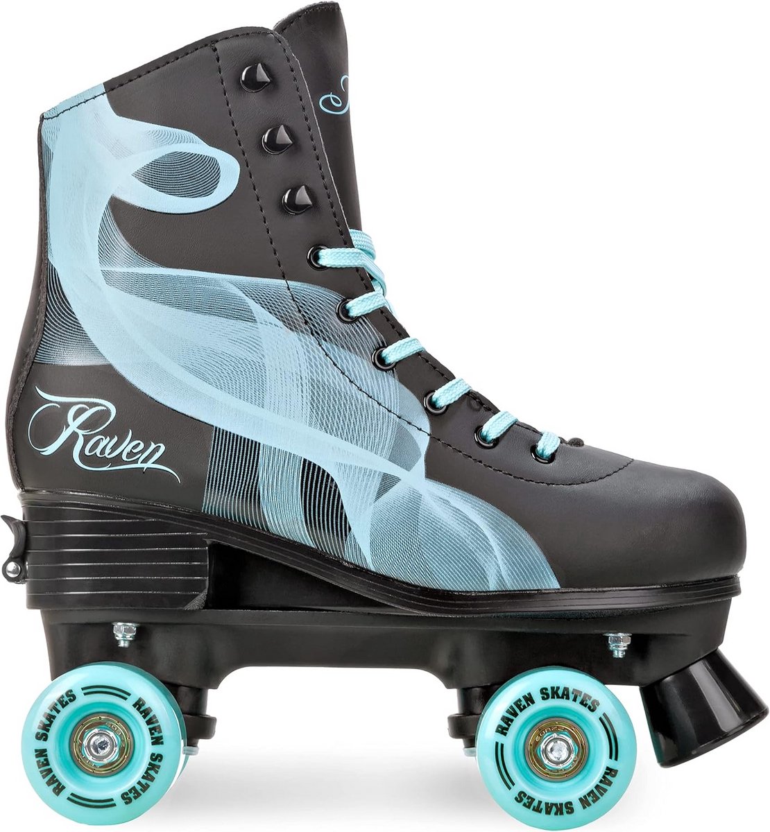 Verstelbare rolschaatsen voor kinderen en volwassenen Stevige constructie en rubberen wielen Blauw