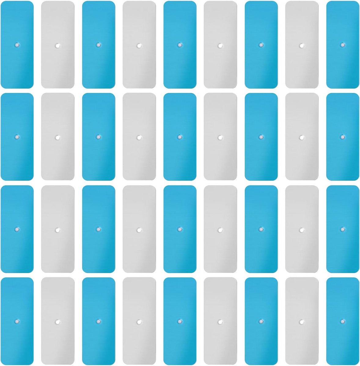36x Magnetische Strips voor Onder Kastverlichting - Zelfklevende Montageplaatjes voor Keuk