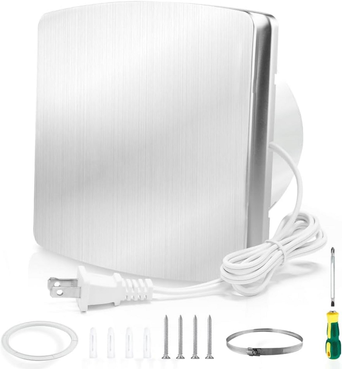 Stil Badkamer Ventilator 15 cm - Krachtige Afzuiging voor Badkamer, Keuken en Toilet