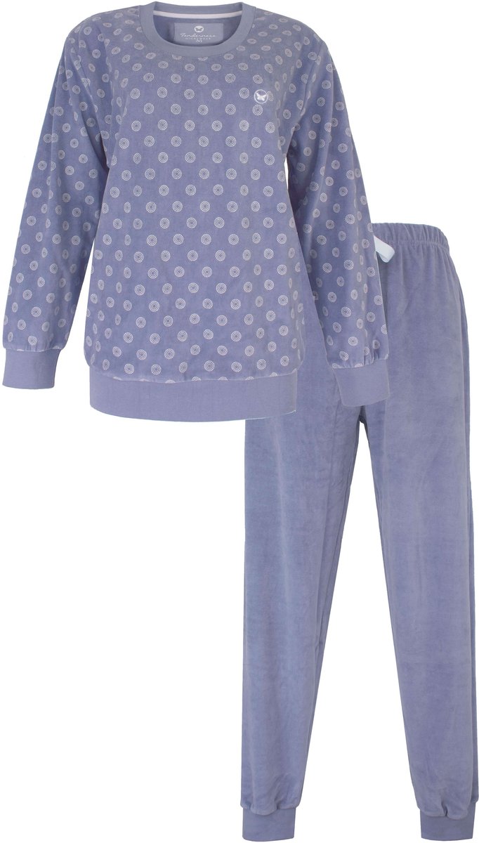Tenderness Dames Pyjama - Velours - Lila