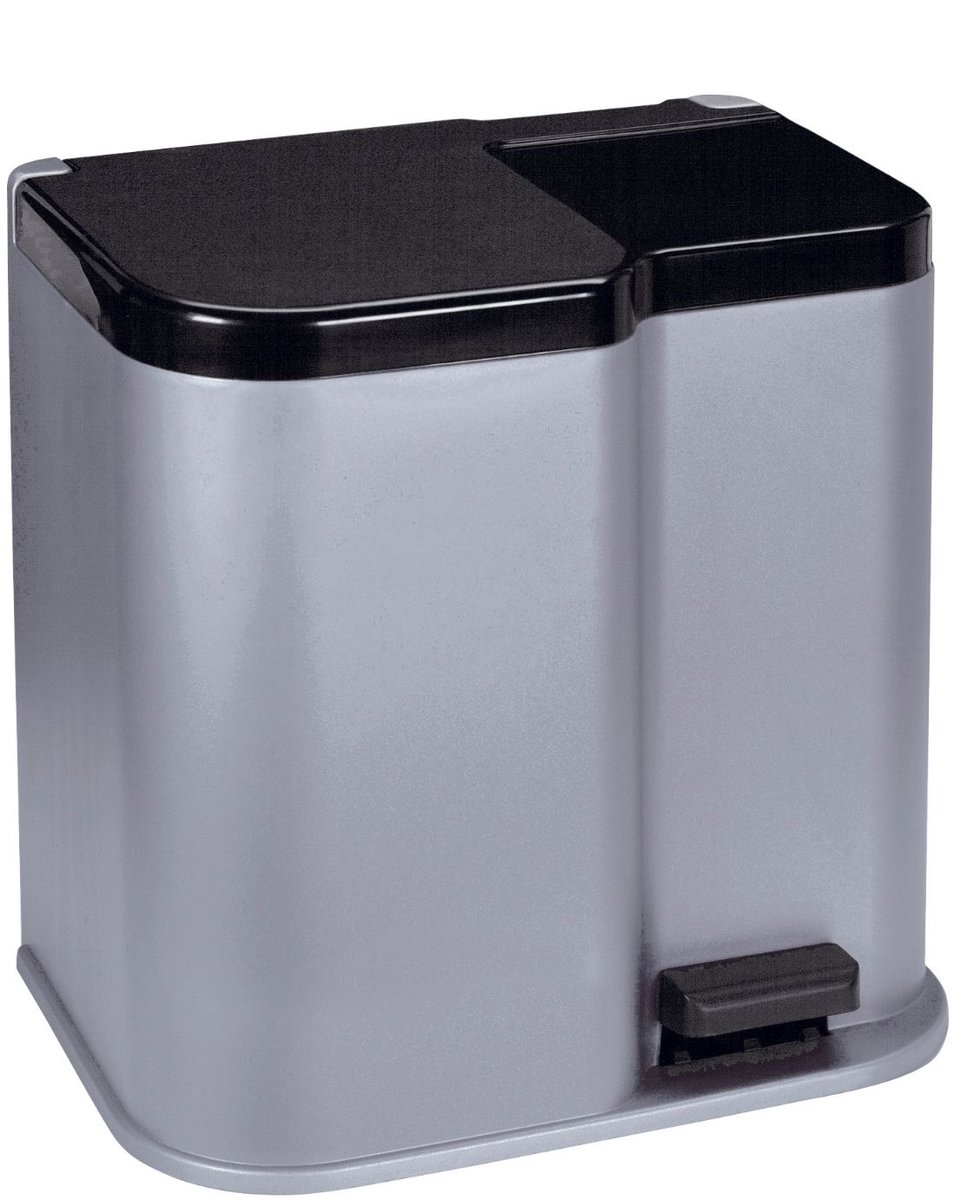 Curver Duo Pedaalemmer Prullenbak - 14 l + 7 l - Incl. Binnenemmer