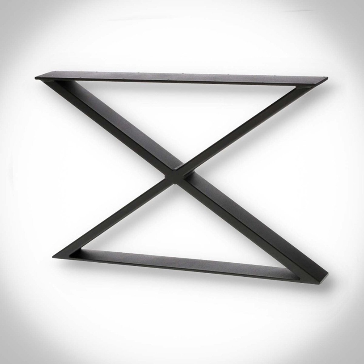 SEART Typ X - Loft Tafelpoot - 60x40 cm - Zwart - Staal