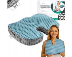 Medi Sleep - Orthopedisch Zitkussen - Lendensteun - Auto/Thuis/Bureau