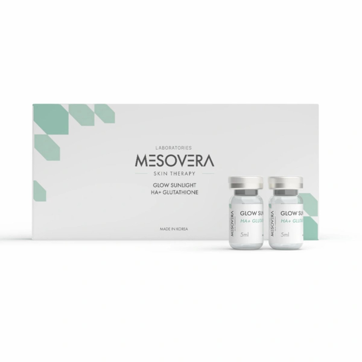 Mesovera Glow Zonlicht / Huidverhelderende Microneedling Oplossing 5 x 5 ml