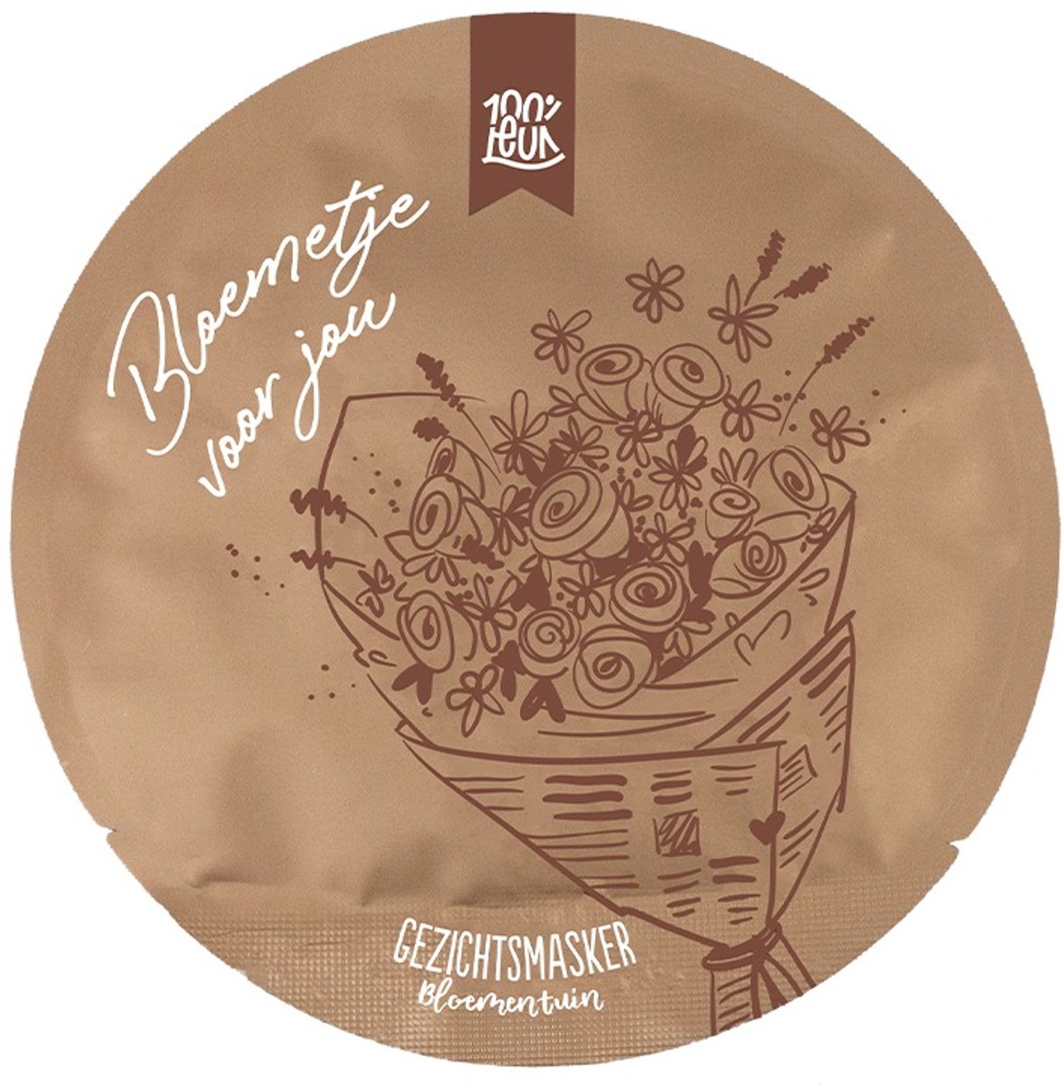 Gezichtsmasker - Bloemetje voor jou