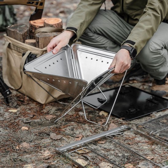 Offlander - Camping Grill - Opvouwbaar - Draagbaar - Groot van Merkloos — afbeelding 2