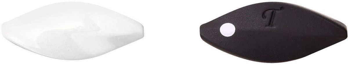 Trout Master Incy Inline Spin Spoon 3g - Kleur : Black White