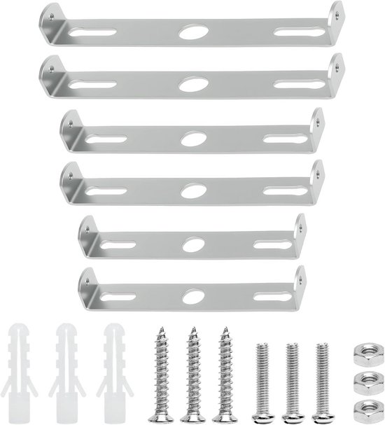 Set Plafondhouders Lampen 9x Metaal 90-100-105 mm Bevestigingsbeugels Ophanging voor Hanglampen