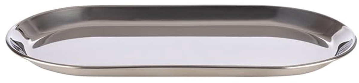 APS 30149 Kaffeehaus serveerblad – rvs zilver – 30 x 15,5 cm