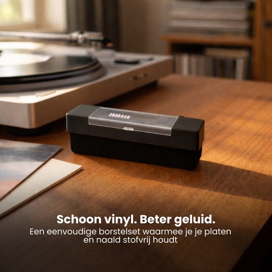LP schoonmaakset - Complete Set - Platenborstel - Vinyl reiniger - Naaldborstel - Platenreiniger - LP Borstel - Vinyl Borstel - LP Reinigingsset — afbeelding 3