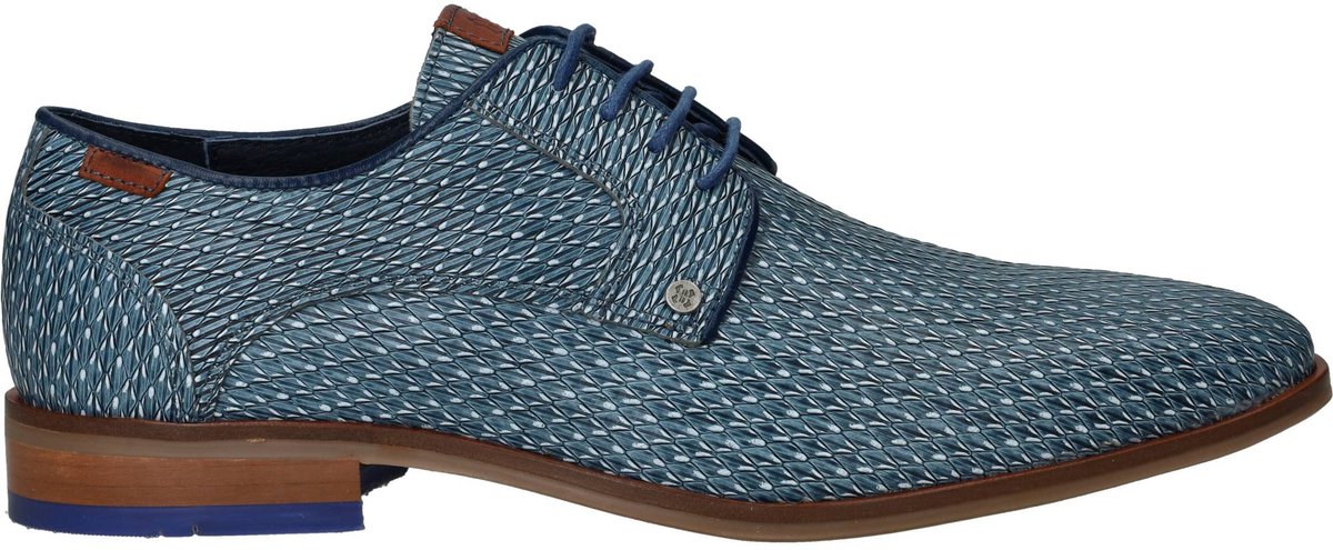 Berkelmans Oulton Veterschoenen - Heren - Blauw - Maat:44