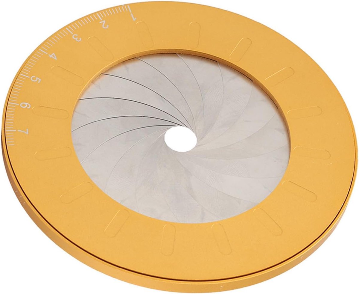 Metalen Tekengereedschap - Cirkel Tekener - Precisie Tekenen - Roestvrij Staal - Compact Formaat - Goud