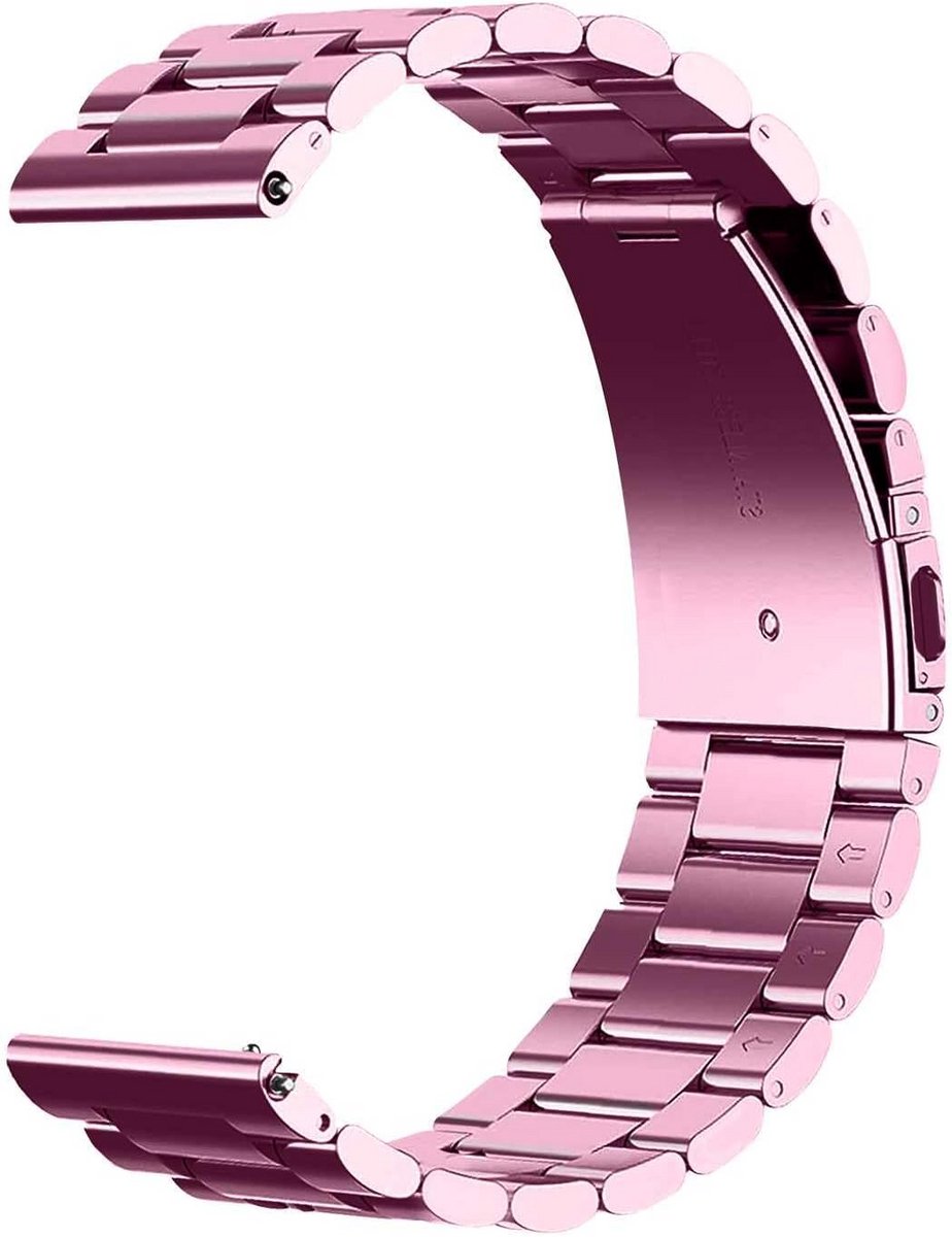 Metalen Horlogeband - Roestvrij Staal Armband - Universele Vervanging - Inclusief Link Tool - 14-24 mm - Zilver