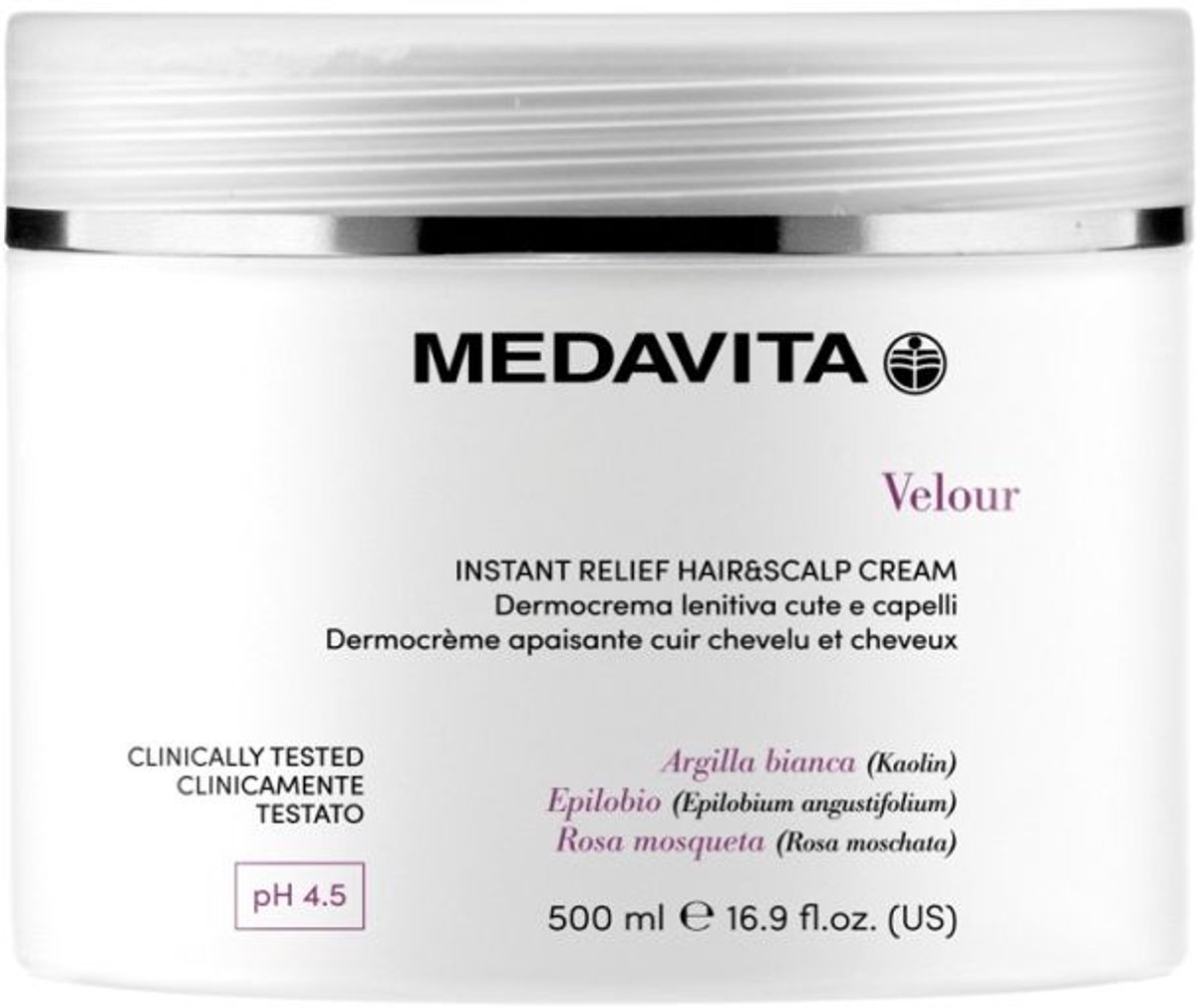 Medavita Velour Instant Relief Hair & Scalp Cream - 500 ml