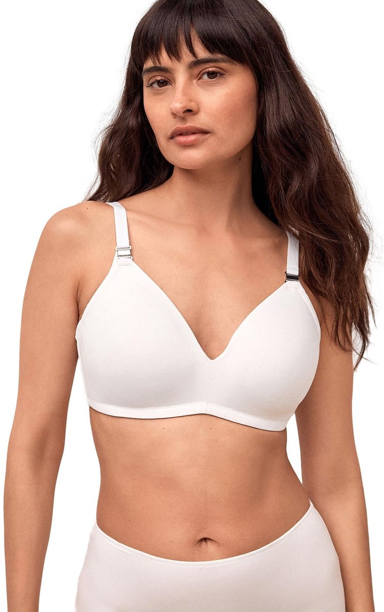 Next Dames - Voedingsbeha anti-lekkage, met vulling, zonder beugels - Wit White