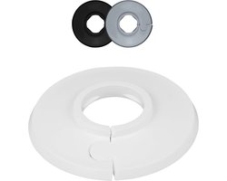 Verwarmingsbuis Rozetten - Buisafdekking - Radiator Afwerking - Speciale Kleuren - 20mm Loch-Ø - Verkeerswit