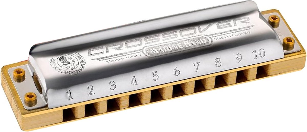 Blues Mondharmonica Roestvrijstalen Stemvork voor Muzikanten