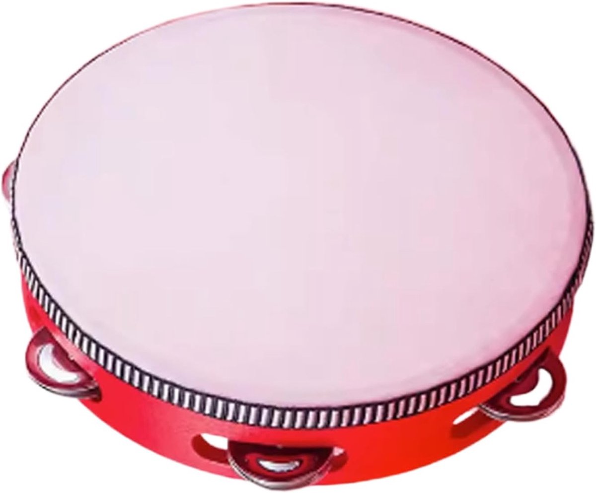 Handtrommel - Percussie Instrument - Muziek Leren - Duurzaam Hout Materiaal - 8 Inch Diameter