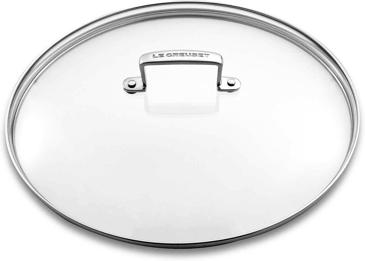 Glazen Deksel - Pan Deksel - Koken - Hittebestendig Glas - 28 cm Diameter - Transparant