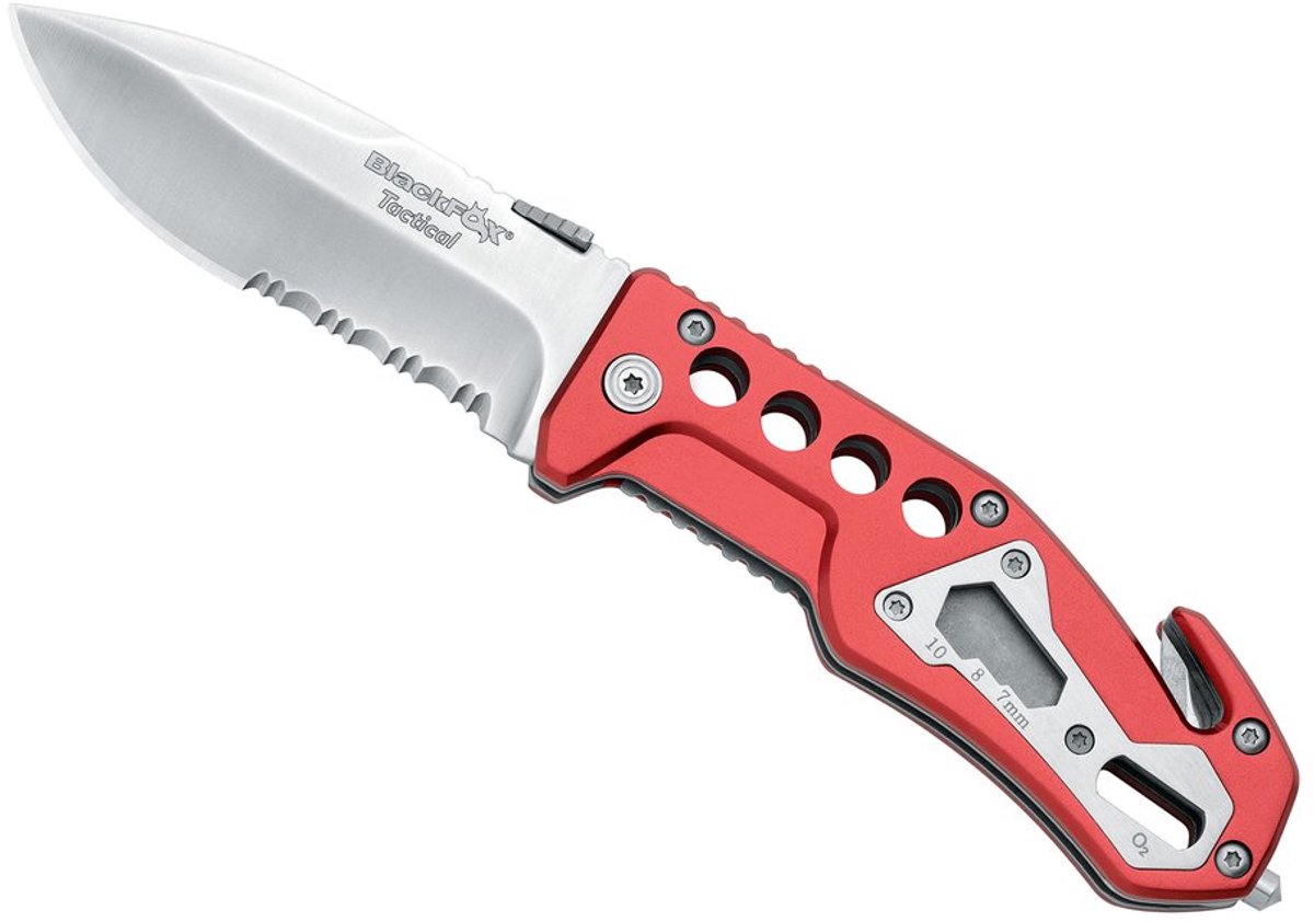Black Fox Zakmes Rescue Knife Red