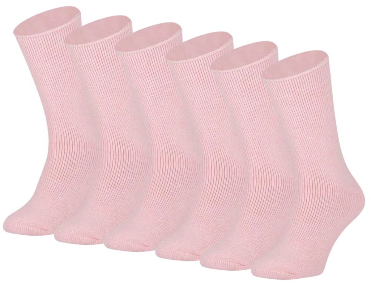Heatkeeper Dames Thermo Sokken 4 paar Mouliner Roze