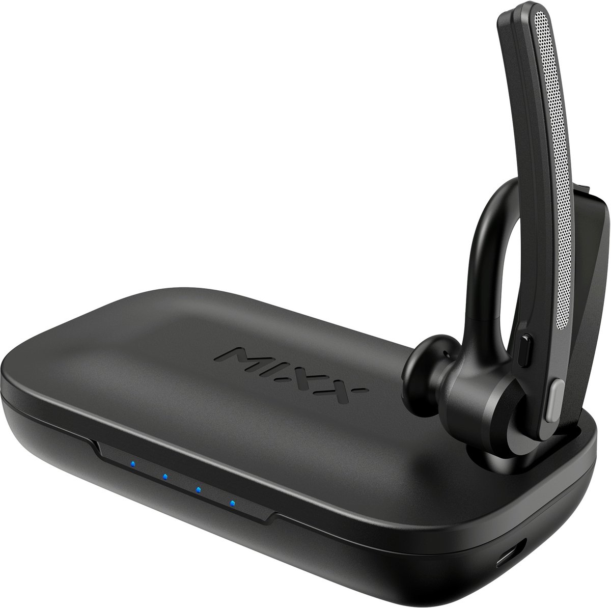 Mixx B10C Wireless Mono Business Headset met Oplaadstation - Bluetooth - Multipoint Connect - Zwart