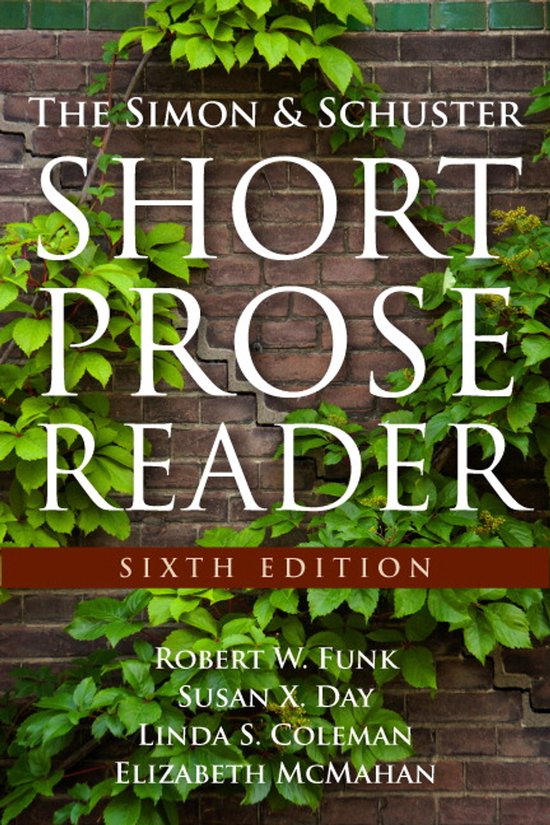 The Simon & Schuster Short Prose Reader - cover