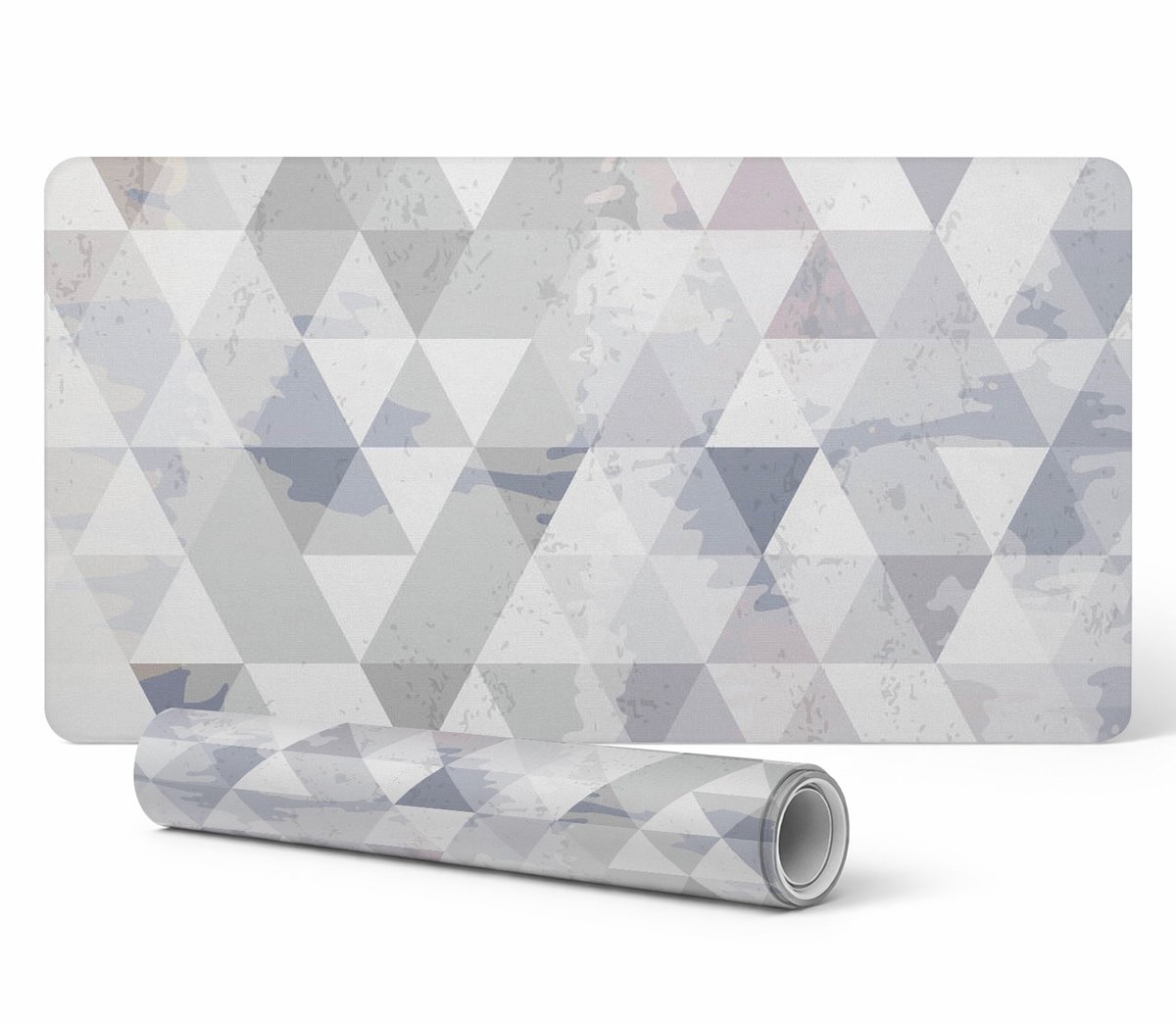 Decoratieve laptopmat met geometrisch camouflagepatroon 120x60 cm