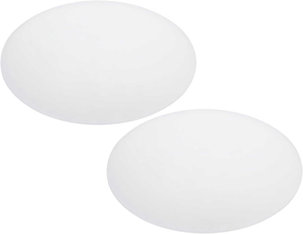 Ronde Diffusorplaat Wit Acryl Ø356mm - 2 Stuks voor Hanglamp & Trommelkap