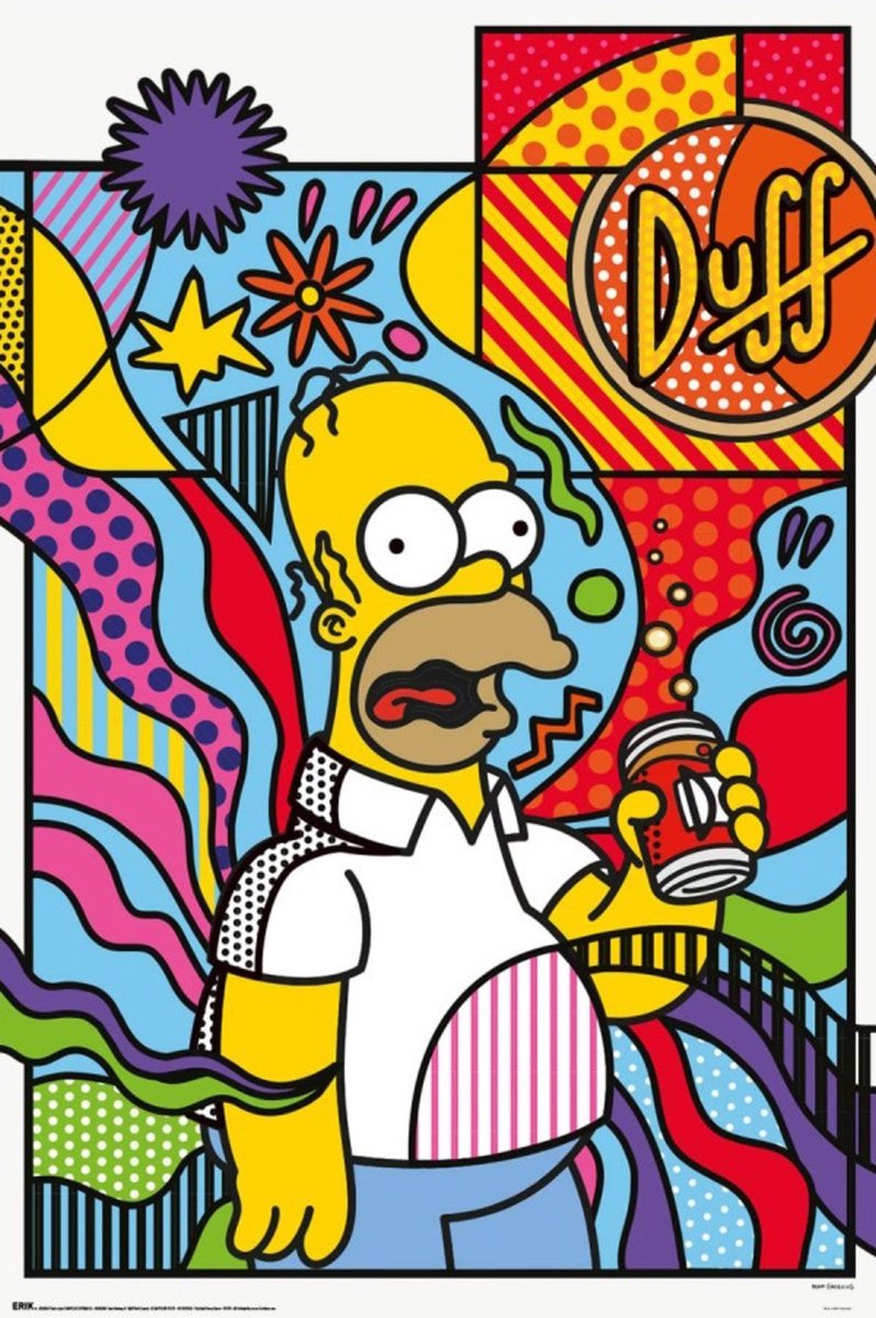 Grupo Erik Poster The Simpsons - Donut Worry 61x91,5cm Divers