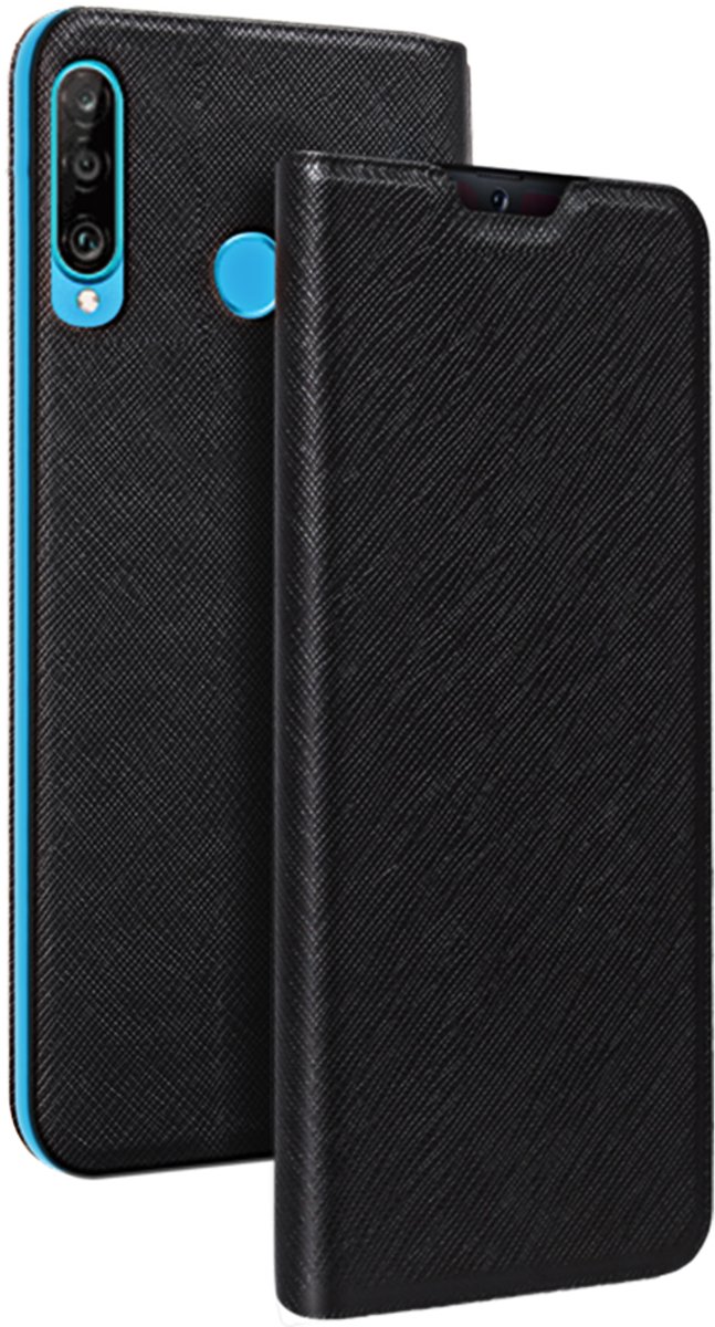 Bigben Connected, Foliohoes voor Huawei P30 Lite Folio bescherming, Zwart