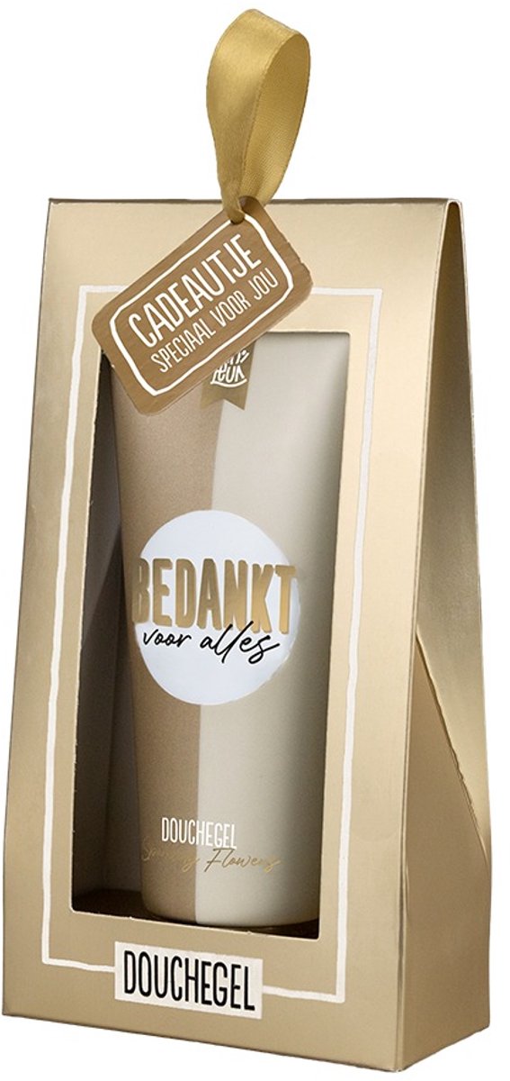 100%LEUK - Douchegel in cadeauverpakking - Bedankt