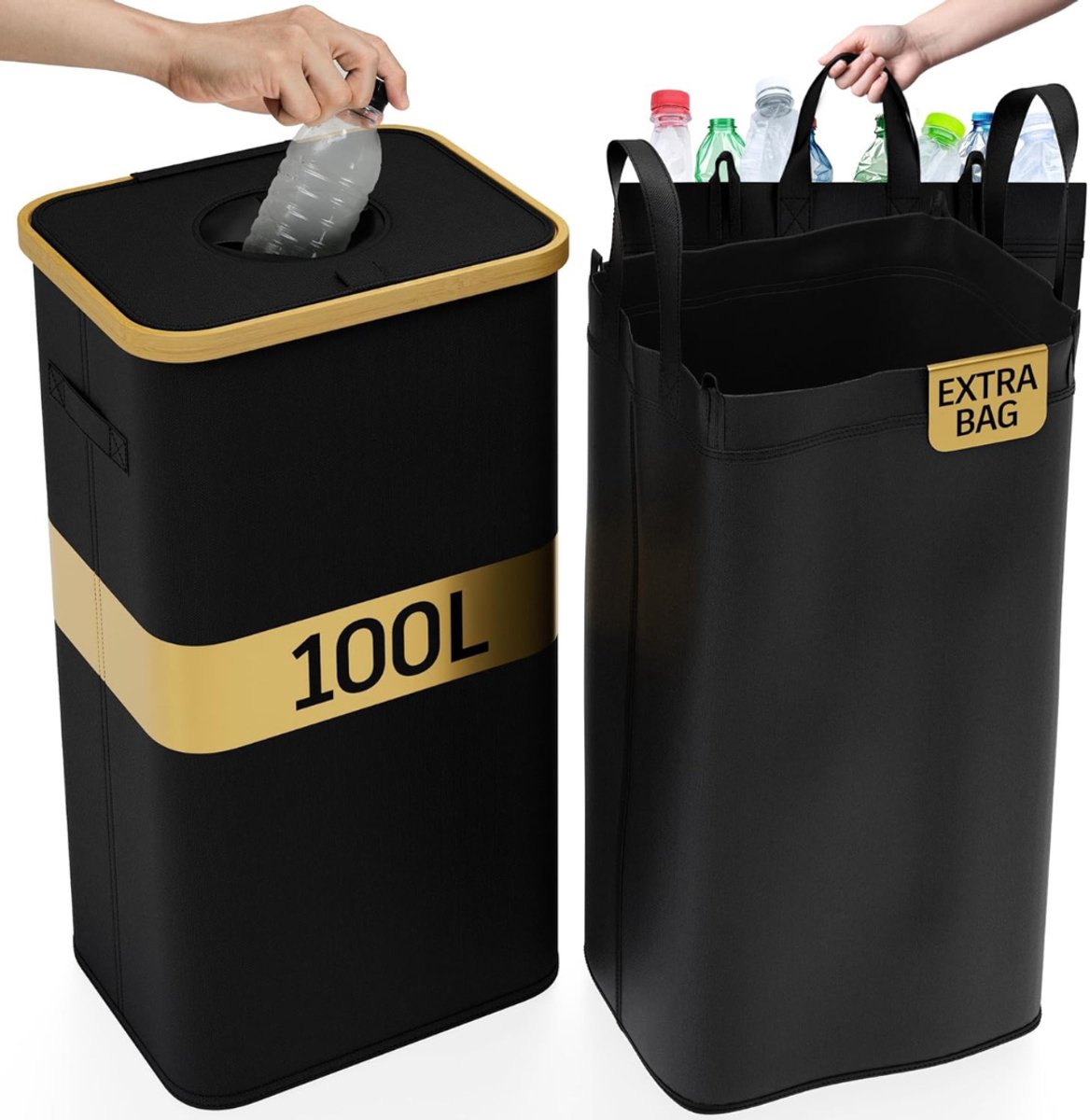 CLVP® Statiegeld Container - Recycle Bak Flessen en Blikjes - Flessenbak - Flessentassen
